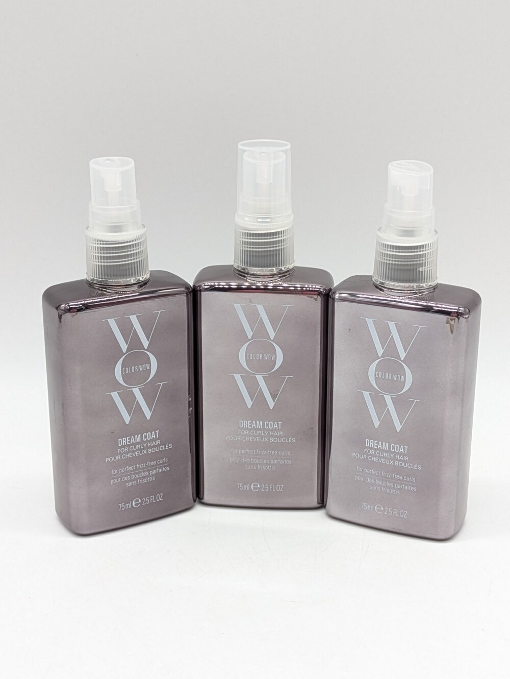 Color Wow WOW Dreamcoat For Curly Hair 75ml Spray - Set Of 3 Unopened